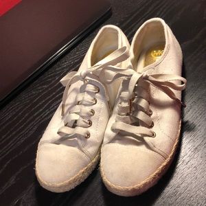 Michael Kors canvas sneakers size 8.5